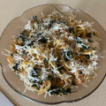 El cooksnap de Eduardo Agudo Alba cuando hizo 511. Spaghetti integrales con tomillo y langostinos (principal pasta).