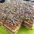 El cooksnap de Cesar cuando hizo Turrón de avena.