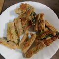 El cooksnap de Teresa Fernández cuando hizo Palitos de calabacín al horno.