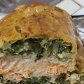 Cooksnap dari eni sovia untuk resep Salmon en Croute (Salmon Spinach Puff Pastry)