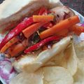 El cooksnap de Erica Schmidt cuando hizo Chorizos a la portuguesa.