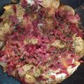 El cooksnap de Lucica Crişan cuando hizo Patatas de guarnición con huevos y jamón.