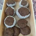 El cooksnap de Anhistrionix DeLa Plata cuando hizo Alfajores de algarroba con dulce de leche light.