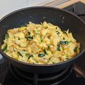 El cooksnap de Jesús Ruiz cuando hizo Zarangollo murciano.