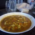 El cooksnap de Agustin Martinez cuando hizo Carbonada.