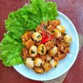 Cooksnap dari Nay's Kitchen untuk resep Tahu,telur puyuh asam manis pedas