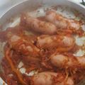 El cooksnap de jose martin Ovejero cuando hizo Chorizos a la pomarola al disco.