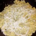 El cooksnap de Jors Leon cuando hizo Huevos con papa y quesillo.