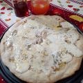 El cooksnap de Mirta Gladys cuando hizo Pizza Fugazza con Queso.