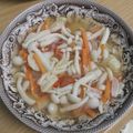 Cooksnap myhana hanna semasa beliau membuat Sup Cendawan Shimeji.