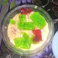 Aqsa mukhtiar's cooksnap of when they made Apple Shake Custard Delight.