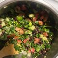 Cooksnap de Paula quando cozinhou Feijão Tropeiro.