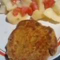 El cooksnap de Jaz cuando hizo Hamburguesas de arvejas rebozadas.