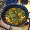 El cooksnap de Mª Ángeles Lliso Gallent cuando hizo Alubias con pescado y espinacas.