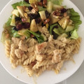 El cooksnap de Orlando Grada García cuando hizo Pasta Alfredo con trozos de pollo.