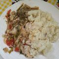 El cooksnap de Betiana Marrero 🇺🇾 cuando hizo Filet de pescado en colchón de verduras con puré mixto.
