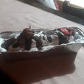 El cooksnap de Juliana Guerra cuando hizo Budín con trocitos o chip de chocolate.