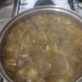 El cooksnap de Gisella B cuando hizo Hígado encebollado.