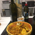 El cooksnap de María cuando hizo Khao Pad Saparod o arroz frito con piña.
