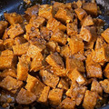 El cooksnap de María del Mar cuando hizo Lomo al ajillo andaluz.