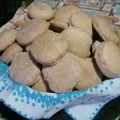 El cooksnap de Monica Carrizo cuando hizo Pan árabe con harina integral.