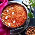 Arti Panjwani का कुकस्नैप जब उन्होंने गाजर का हलवा (gajar ka halwa recipe in Hindi) बनाया था।
