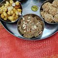 Dipti Mehrotra का कुकस्नैप जब उन्होंने भोग प्रसाद (bhog prasad recipe in Hindi) बनाया था।