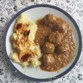 El cooksnap de Isabel cuando hizo Albóndigas de cerdo al curry #Familiar.