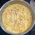 El cooksnap de Nuria Hernandez cuando hizo Espaguetis a la carbonara de nata.