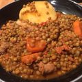 El cooksnap de María Alicia cuando hizo Guiso de lentejas.