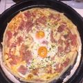 El cooksnap de Jimena Paola Zoia cuando hizo Tarta de jamón y queso súper rápido.