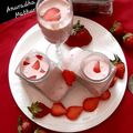  Name - Anuradha Mathur का कुकस्नैप जब उन्होंने स्ट्रॉबेरी स्मूदी (strawberry smoothie recipe in Hindi) बनाया था।