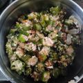 Dhivya's cooksnap of when they made வெண்டைக்காய் பொரியல்(ladys finger poriyal recipe in tamil).