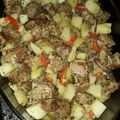 El cooksnap de Makaeiza cuando hizo Bondiola al horno con papas.
