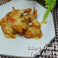Cooksnap dari Evida Kartini untuk resep Udang crispy saus telur asin pedas a.k.a spicy salted egg sauce