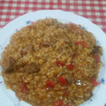 El cooksnap de josi E. cuando hizo Arroz meloso con ternera.