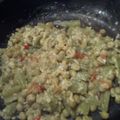 El cooksnap de Ave HErix cuando hizo Colchón de Arvejas revueltas con Huevo y Quesos 😋!!!.