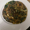 El cooksnap de Ianina Rossi cuando hizo Tortilla de espinacas/rúcula crudas.