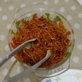 Cooksnap Sheha Radzuan semasa beliau membuat Mee goreng simple.