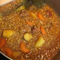 El cooksnap de Laura de Louis cuando hizo Lentejas con chorizo.