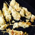 Areeba Muhammed's cooksnap of when they made Malai Boti Sticks.
