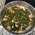 El cooksnap de ana belen cuando hizo Espinacas al estilo andaluz.
