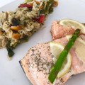 El cooksnap de Irene-Guirao cuando hizo Salmón en papillote con verduritas.