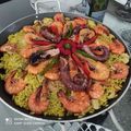 El cooksnap de carmina Güipe cuando hizo Paella marinera.