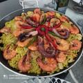 El cooksnap de carmina Güipe cuando hizo Paella marinera.