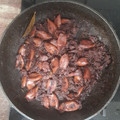 El cooksnap de Melanio Esteban cuando hizo Calamares pequeños (o chipirones) en salsa.