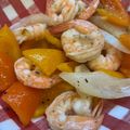 小媽簡單煮 的 [甜椒奶油蝦仁]快炒家常菜 cooksnap