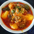 Mamta Bhandakkar's cooksnap of when they made पंगतीतली वांगे बटाटा भाजी (wanga batata bhaji recipe in marathi).