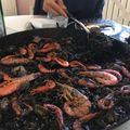 El cooksnap de Meg Hodgert cuando hizo Arroz negro con sepia y salsa alioli.