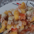 El cooksnap de La Preeminencia del Amor #TreSonUno cuando hizo Ceviche de atún con mango.